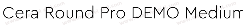 Cera Round Pro DEMO Medium字体转换